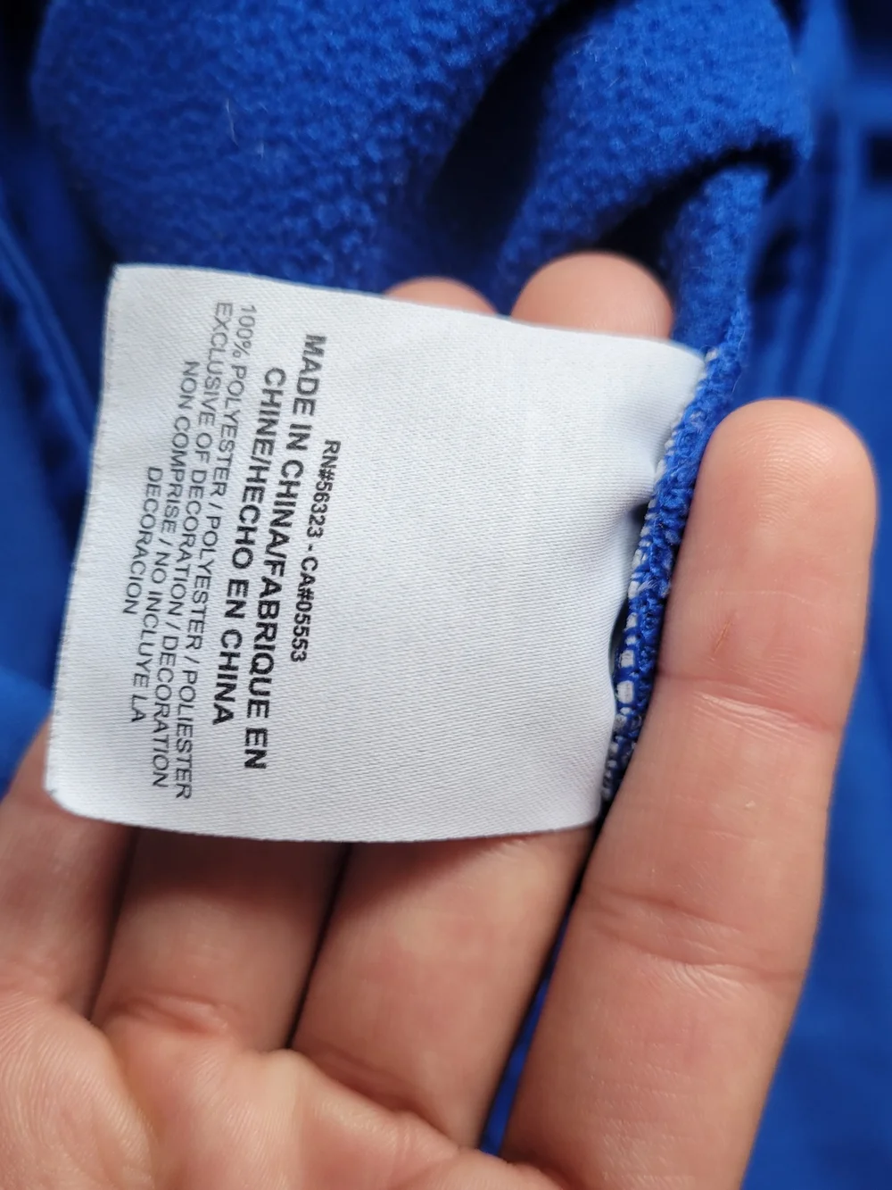 Nike Basketball Boys Blue White Hoodie Sweatshirt XL Activewear Dri Fit